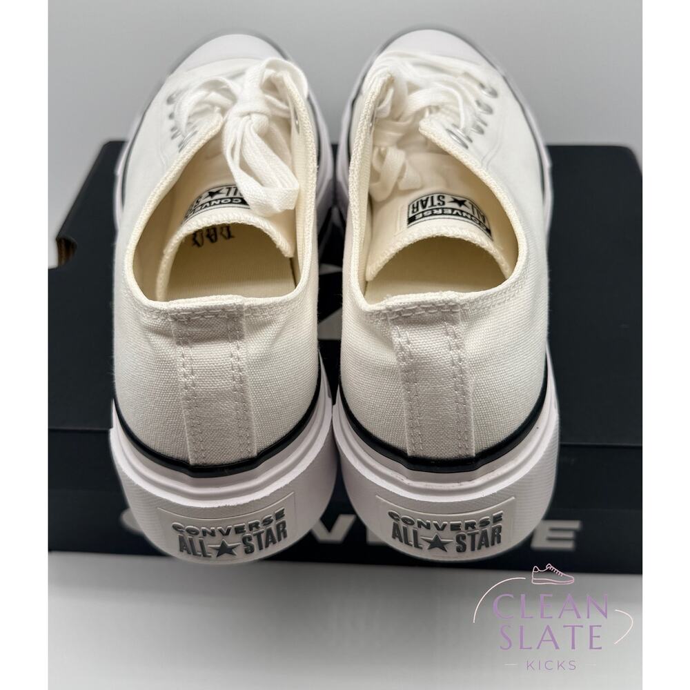 Converse CTAS Lift Double Stack White/Black Platform Unisex M8.5 / W10.5 NIB - Picture 3 of 5